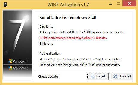 windows 7 ultimate activation