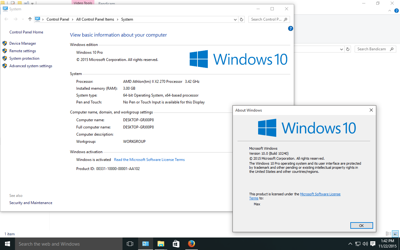 win 10 pro