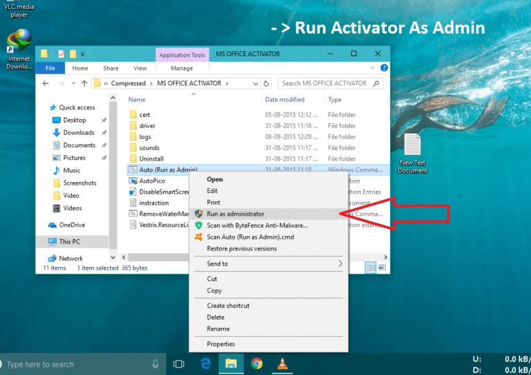 activation ms office 2016