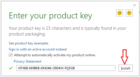 genuine microsoft office 2016 product key