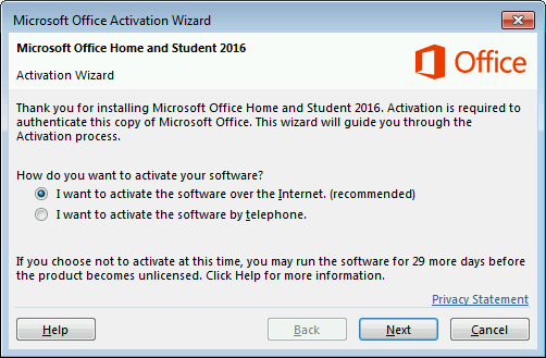 ms office 365 activator text