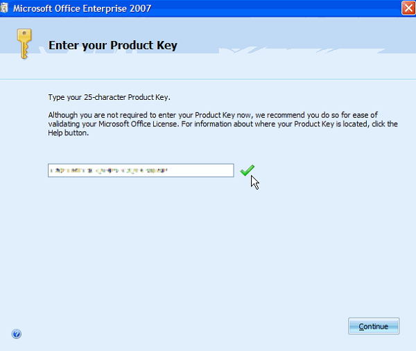 microsoft office 2007 download product key