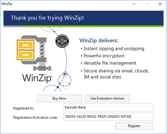 WinZip 25 Registration & Activation Code Free [Latest 2021]
