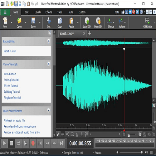 NCH WavePad Audio Editor 17.48 free