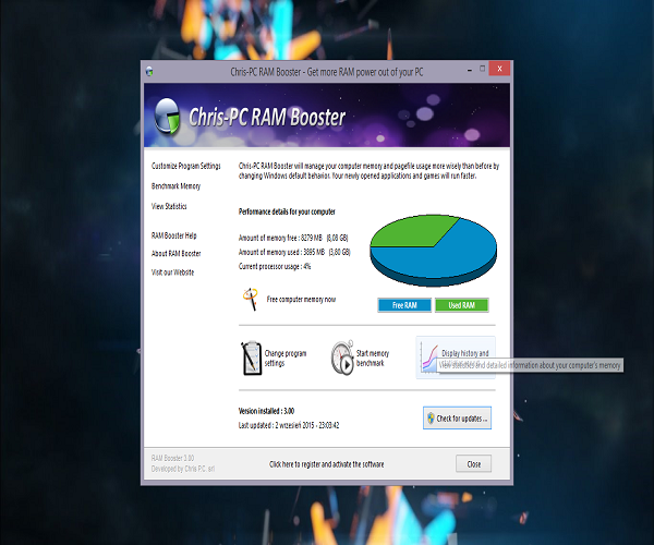 Chris-PC RAM Booster 7.06.30 instal the last version for apple