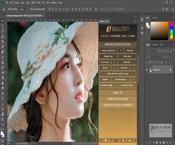 Beautify For Adobe Photoshop 2.0.0 Crack + Keygen Full Version 2022