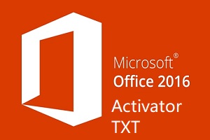 activate office 2016 txt